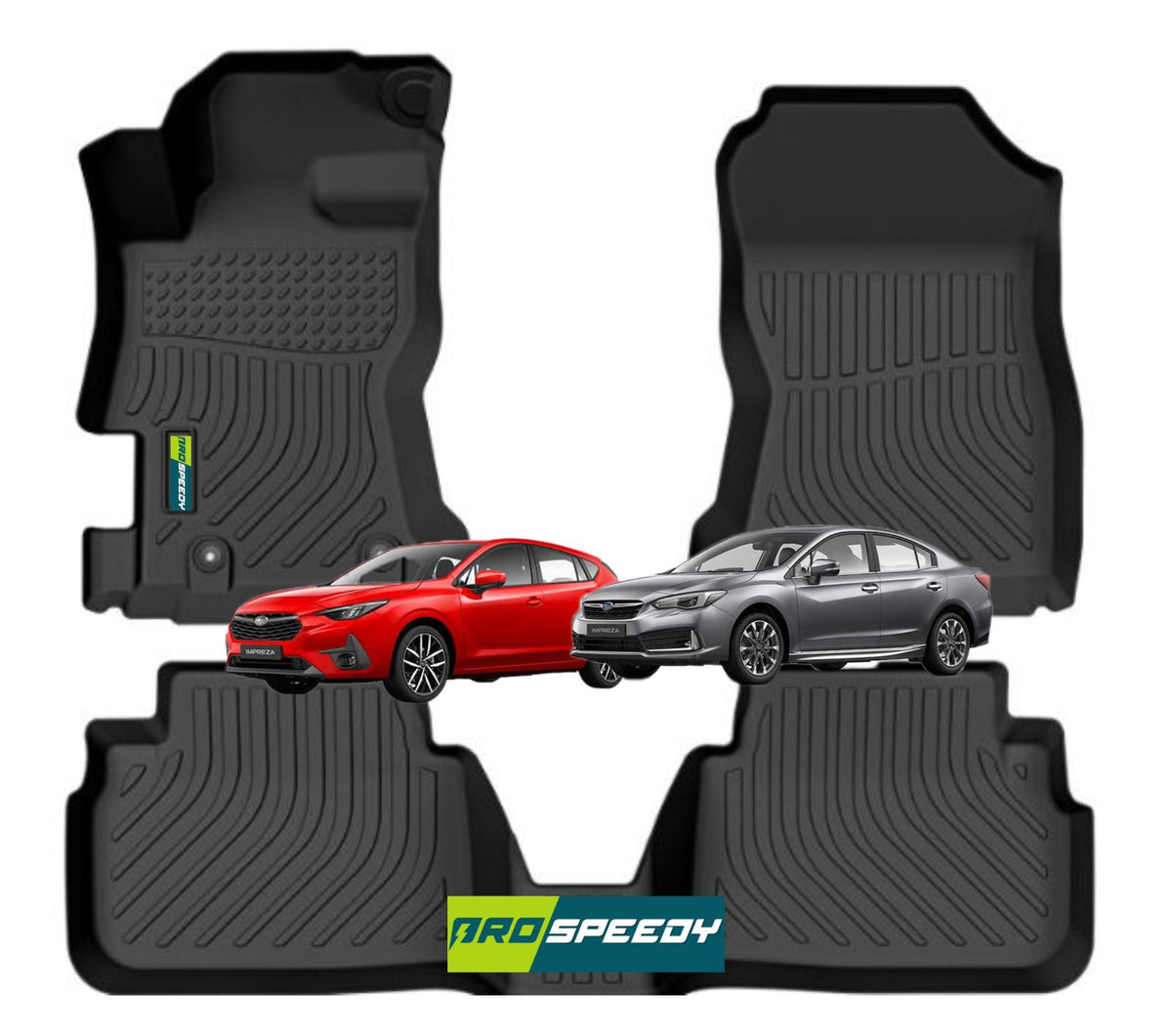 PISOS DE CALCE PERFECTO SUBARU IMPREZA 2018-2023 3PIEZAS
