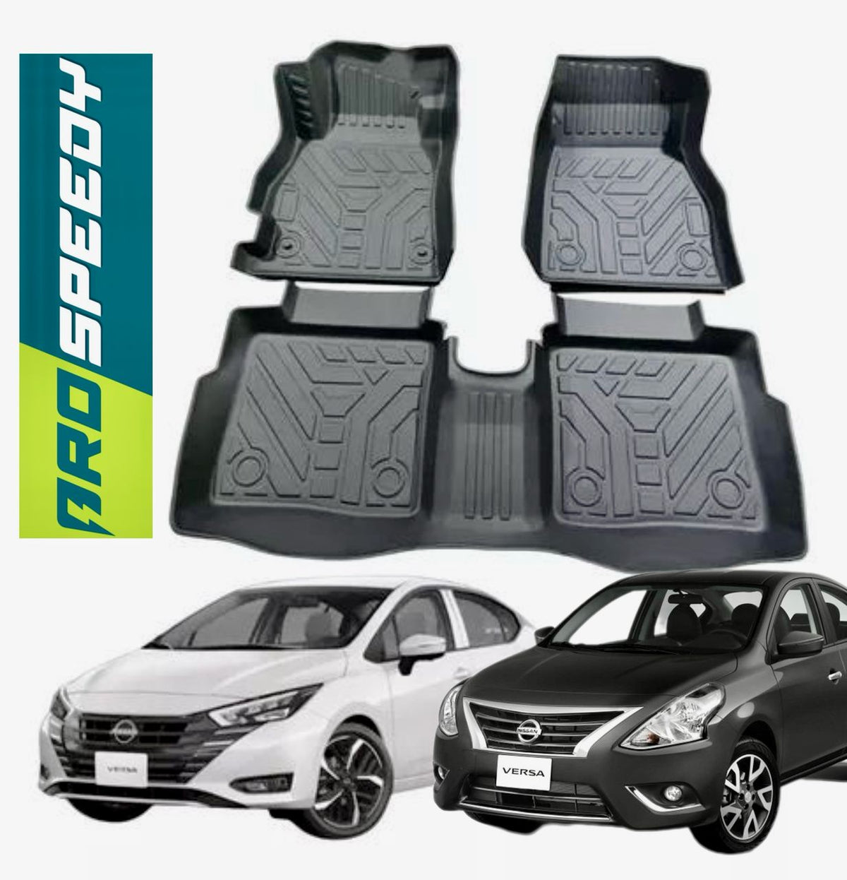 PISOS DE CALCE PERFECTO NISSAN VERSA 2020+ (NEW VERSA) 3PIEZAS