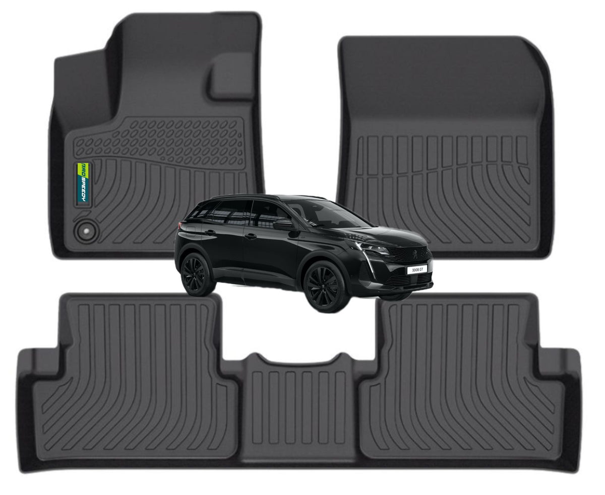 PISOS DE CALCE PERFECTO PEUGEOT 3008 2018-2024 3PIEZAS