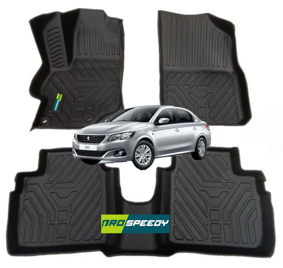 PISOS DE CALCE PERFECTO PEUGEOT 301 3PIEZAS
