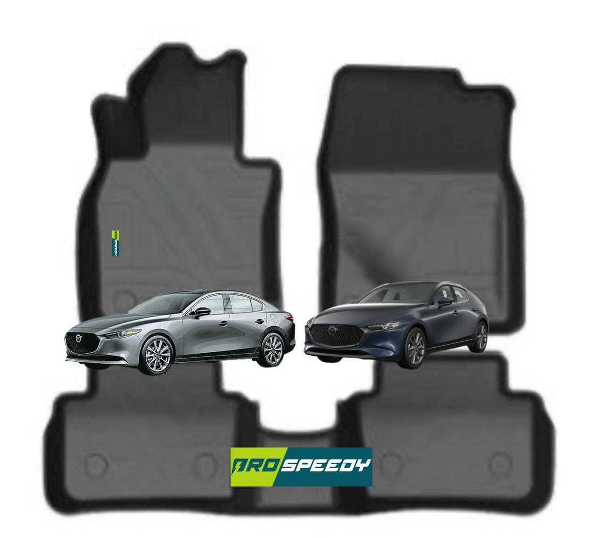 PISOS DE CALCE PERFECTO MAZDA 3 2019+ 3PIEZAS