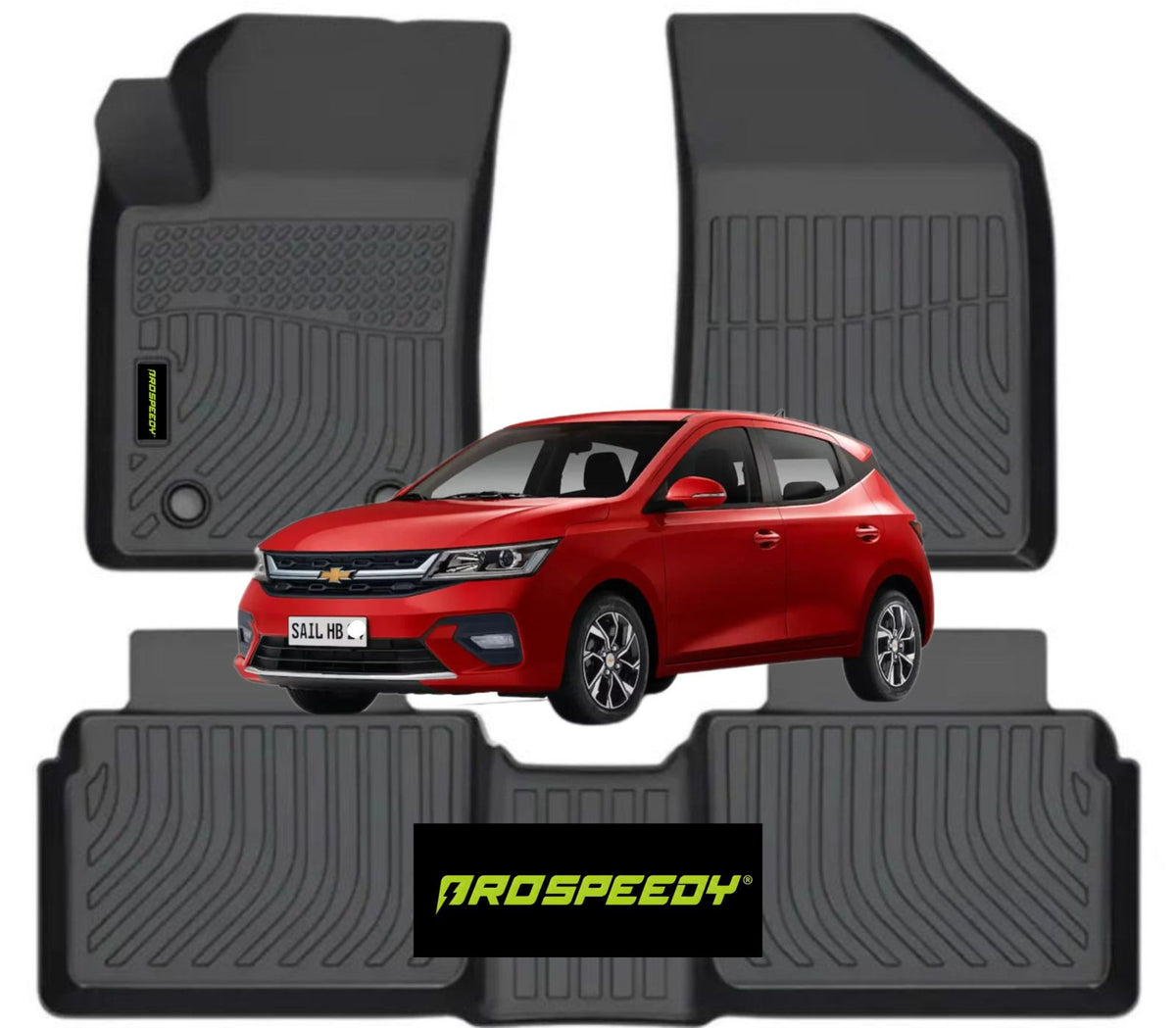 PISOS DE CALCE PERFECTO CHEVROLET SAIL HB NEW 2024+