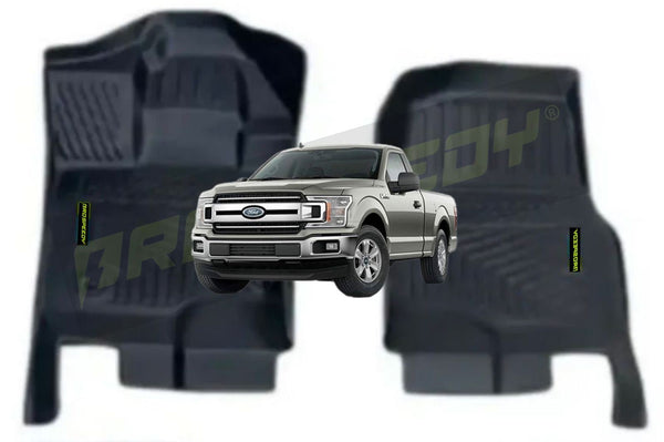 PISOS CALCE PERFECTO FORD F150 2015+ CABINA SIMPLE 2PIEZAS