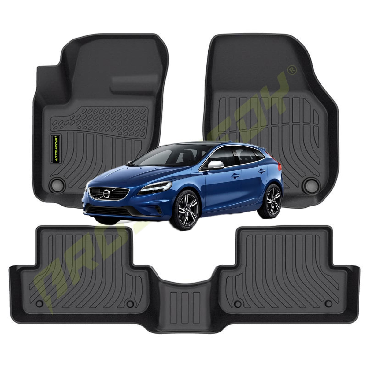 PISOS DE CALCE PERFECTO VOLVO V40 2012-2019 3PIEZAS