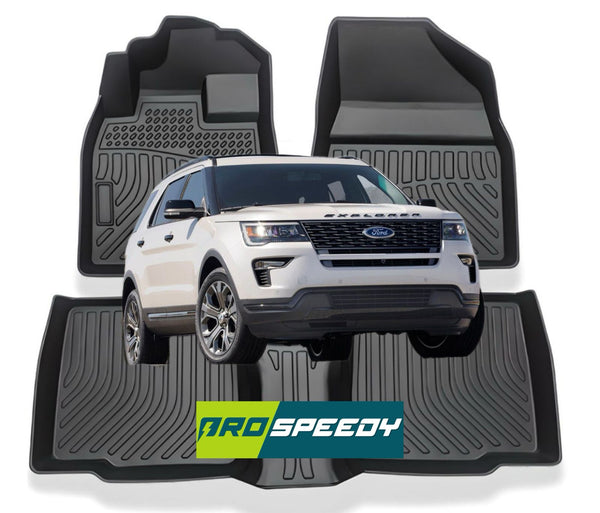 PISOS DE CALCE PERFECTO FORD EXPLORER 2015-2019 3PIEZAS