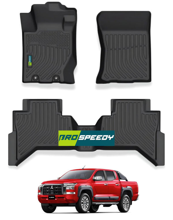 PISOS DE CALCE PERFECTO MITSUBISHI L200 NEW 2024+