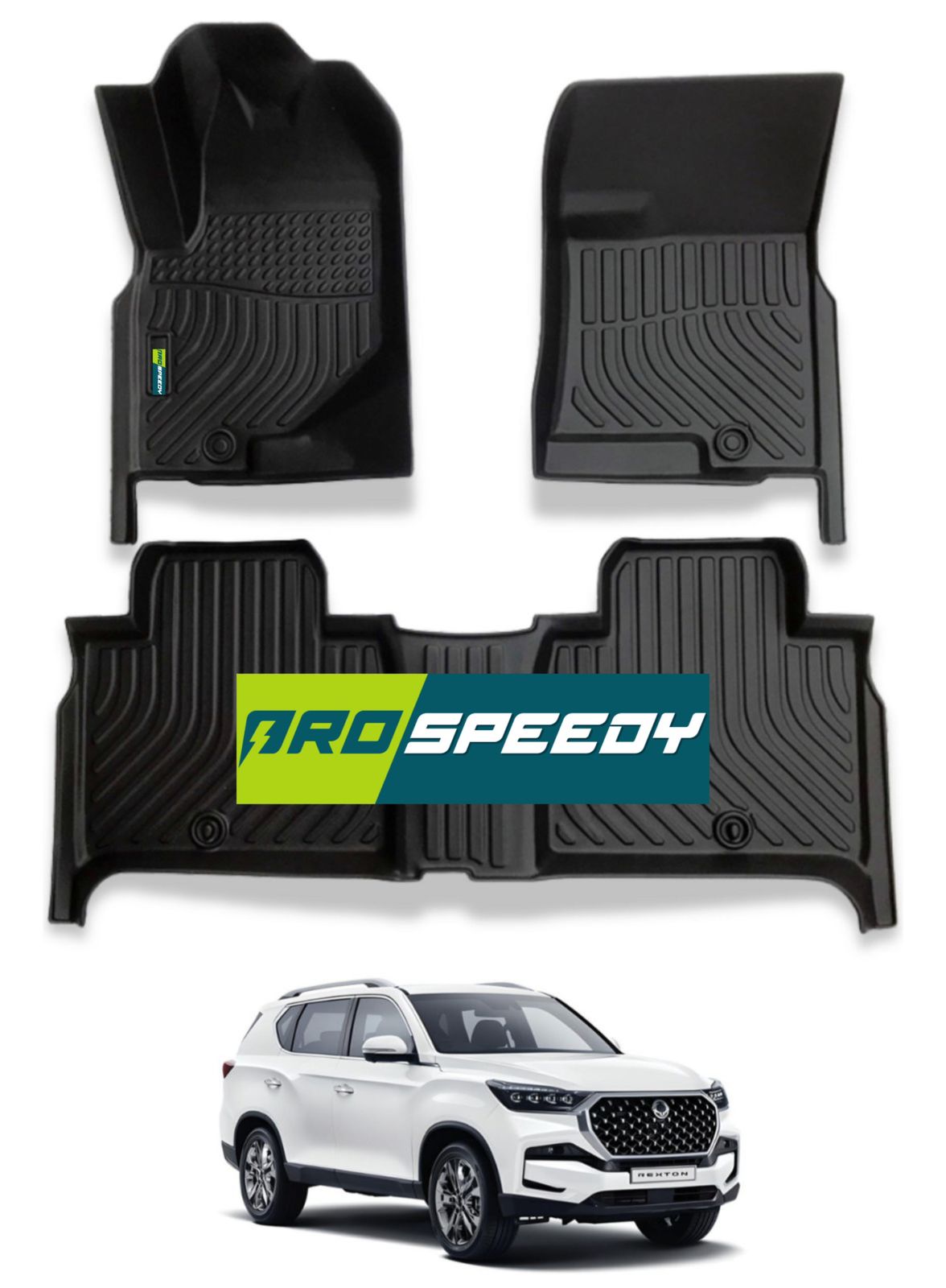 PISOS DE CALCE PERFECTO SSANGYONG REXTON 3PIEZAS