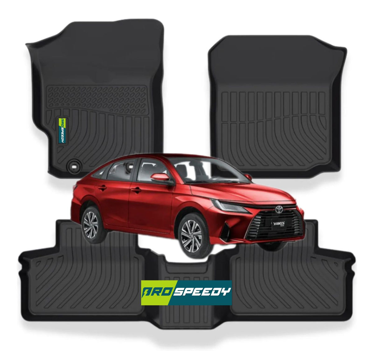 PISOS DE CALCE PERFECTO TOYOTA YARIS 2023+