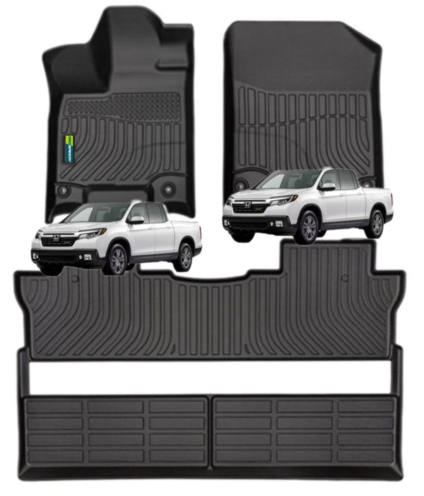 PISOS DE CALCE PERFECTO HONDA RIDGELINE 2016+ 3PIEZAS