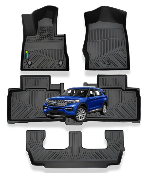 PISOS DE CALCE PERFECTO FORD EXPLORER 2020+ (4PIEZAS)