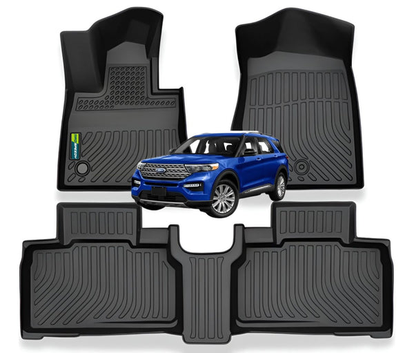 PISOS DE CALCE PERFECTO FORD EXPLORER 2020+ (3PIEZAS)