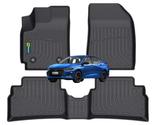 PISOS DE CALCE PERFECTO CHEVROLET ONIX SEDAN 2020+ 3PIEZAS