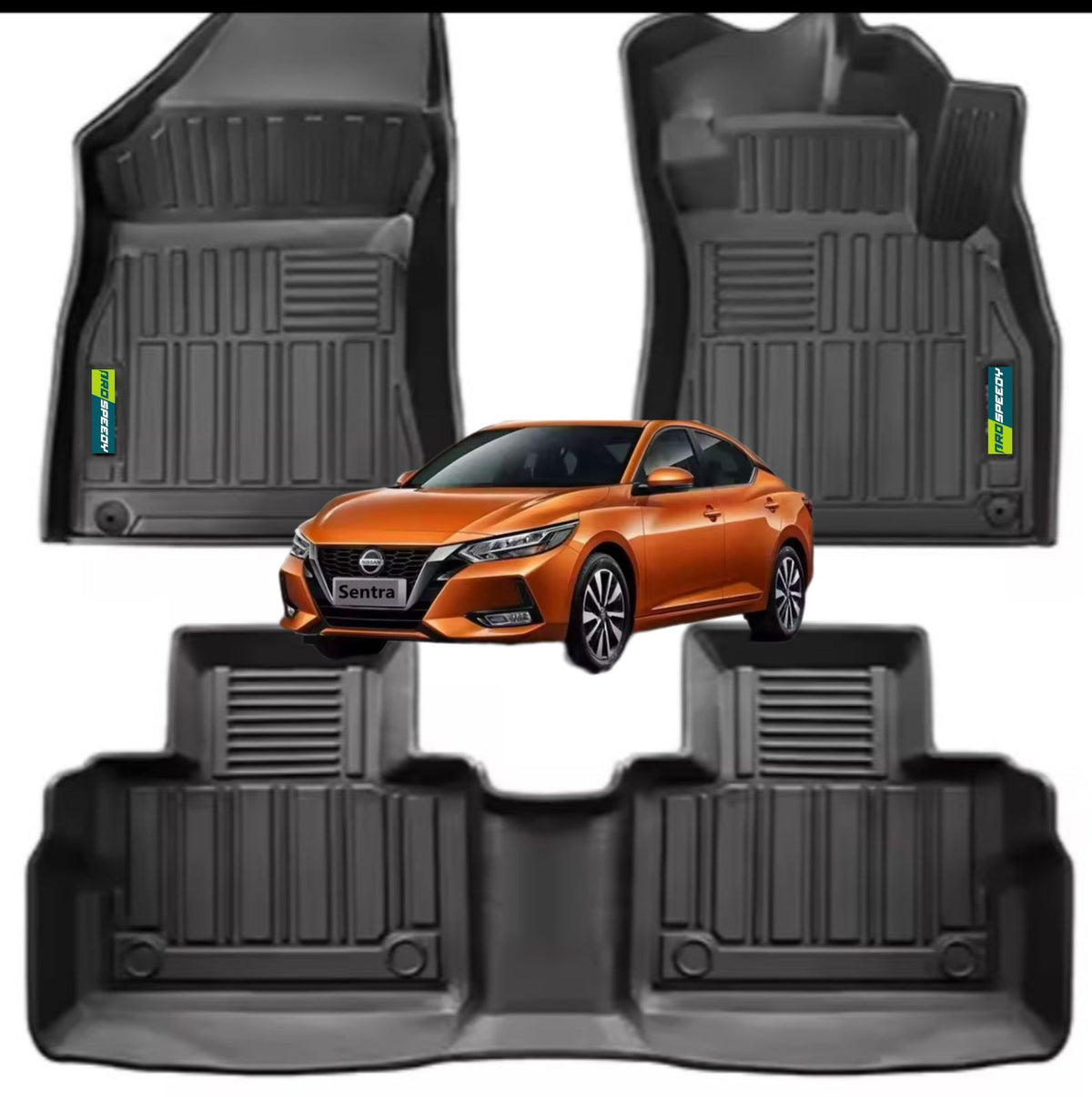PISOS DE CALCE PERFECTO NISSAN SENTRA 2020+ 3PIEZAS