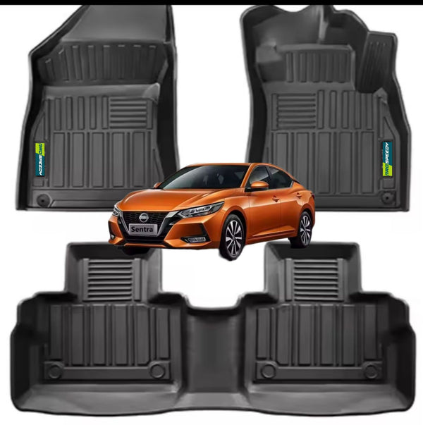 PISOS DE CALCE PERFECTO NISSAN SENTRA 2020+ 3PIEZAS