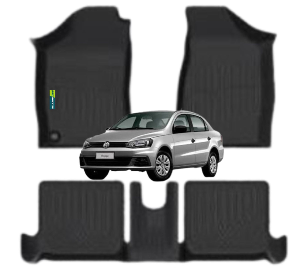 PISOS DE CALCE PERFECTO VOLKSWAGEN VOYAGE 3PIEZAS