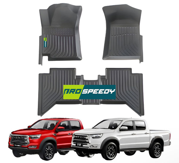 PISOS DE CALCE PERFECTO JAC T8-T6 3PIEZAS APLICA PARA TODOS LOS AÑOS