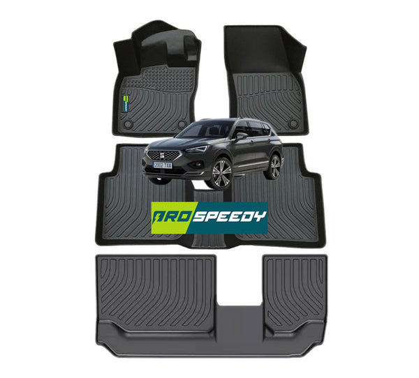 PISO DE CALCE PERFECTO VOLKSWAGEN SEAT TARRACO 2021+ 4PIEZAS