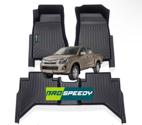 PISOS DE CALCE PERFECTO CHEVROLET DMAX 2015+ 3PIEZAS