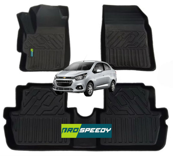 PISOS DE CALCE PERFECTO CHEVROLET SPARK SEDAN 2020+ 3PIEZAS