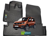 PISOS DE CALCE PERFECTO PEUGEOT RIFTER 3PIEZAS APLICA PARA TODOS LOS AÑOS