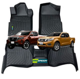 PISOS DE CALCE PERFECTO NISSAN NAVARA NP300 2015+ 3PIEZAS