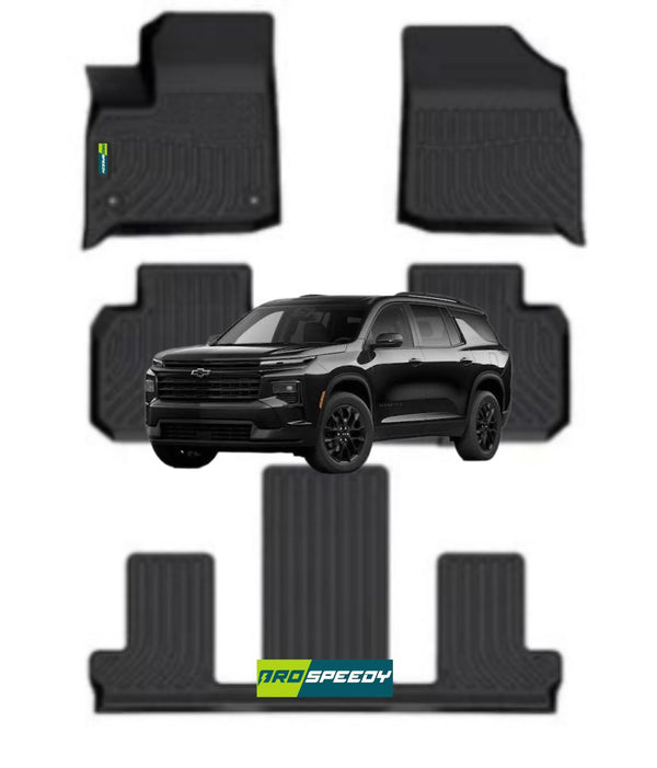 PISOS DE CALCE PERFECTO CHEVROLET TRAVERSE 2018+ 4PIEZAS