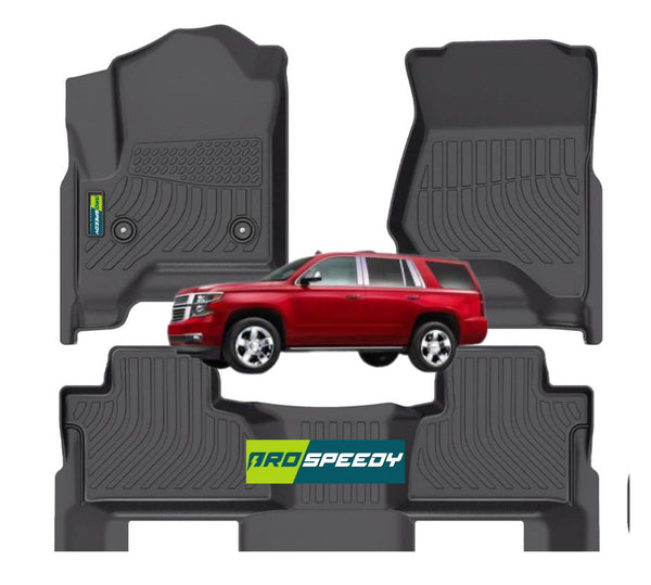 PISOS DE CALCE PERFECTO CHEVROLET TAHOE 2015-2020 3PIEZAS