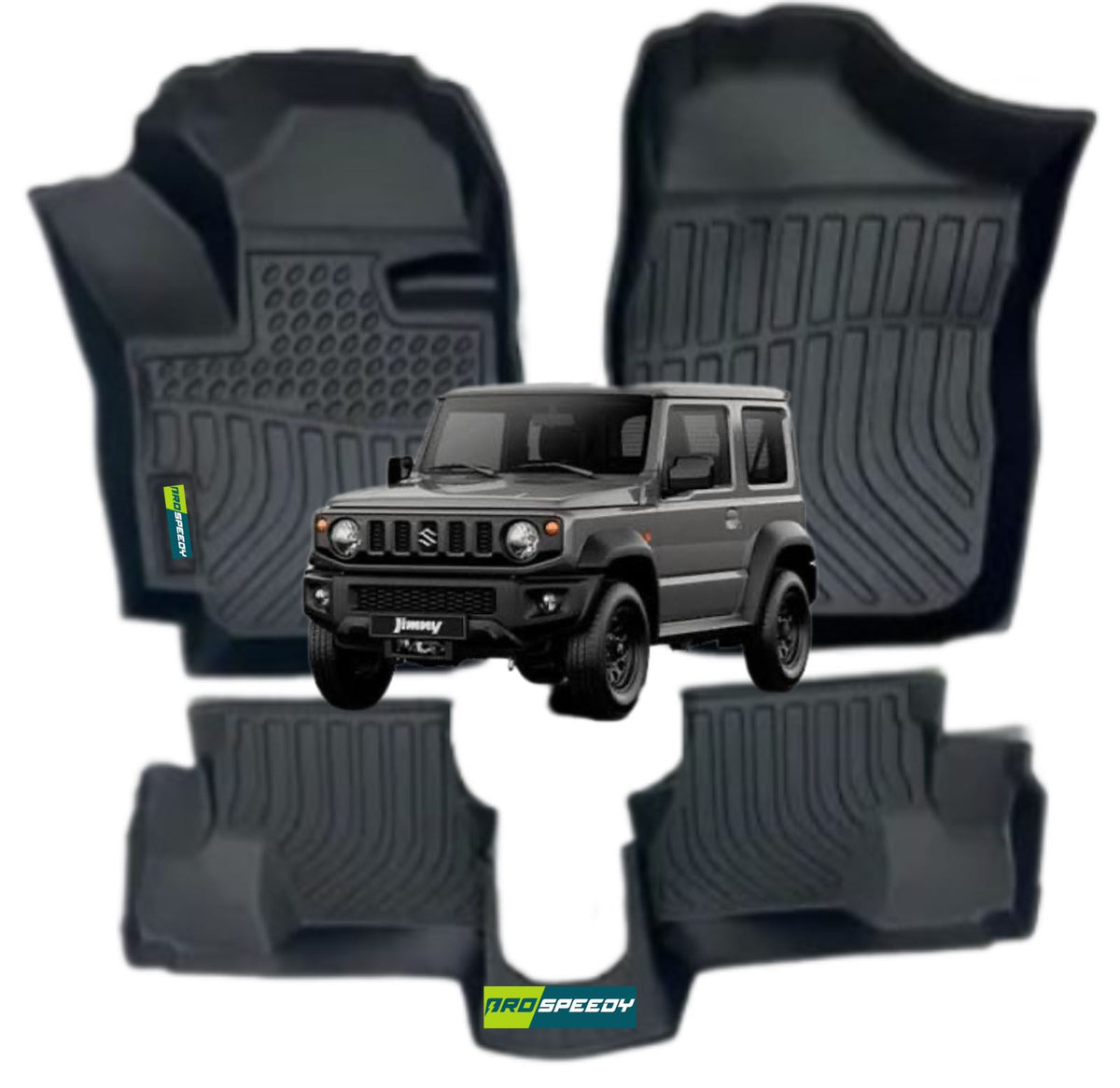 PISOS DE CALCE PERFECTO SUZUKI JIMMY 3 PUERTAS 2020+ MANUAL 3PIEZAS