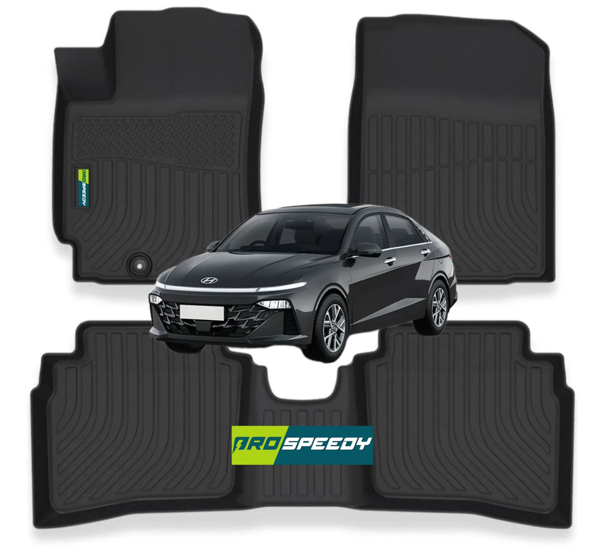 PISOS DE CALCE PERFECTO HYUNDAI ACCENT 2024+ 3PIEZAS