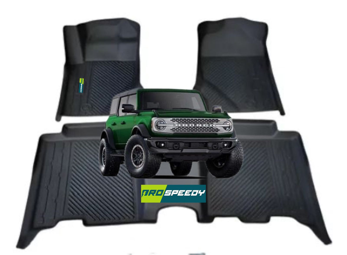 PISOS DE CALCE PERFECTO FORD BRONCO WILDTRAK 3PIEZAS APLICA PARA TODOS LOS AÑOS