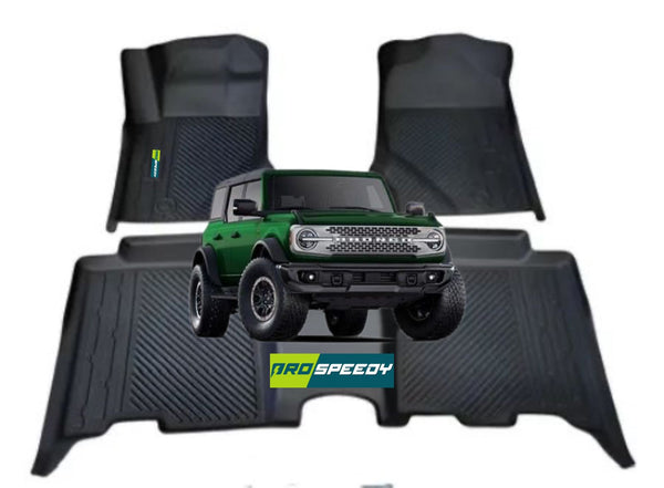 PISOS DE CALCE PERFECTO FORD BRONCO WILDTRAK 3PIEZAS APLICA PARA TODOS LOS AÑOS