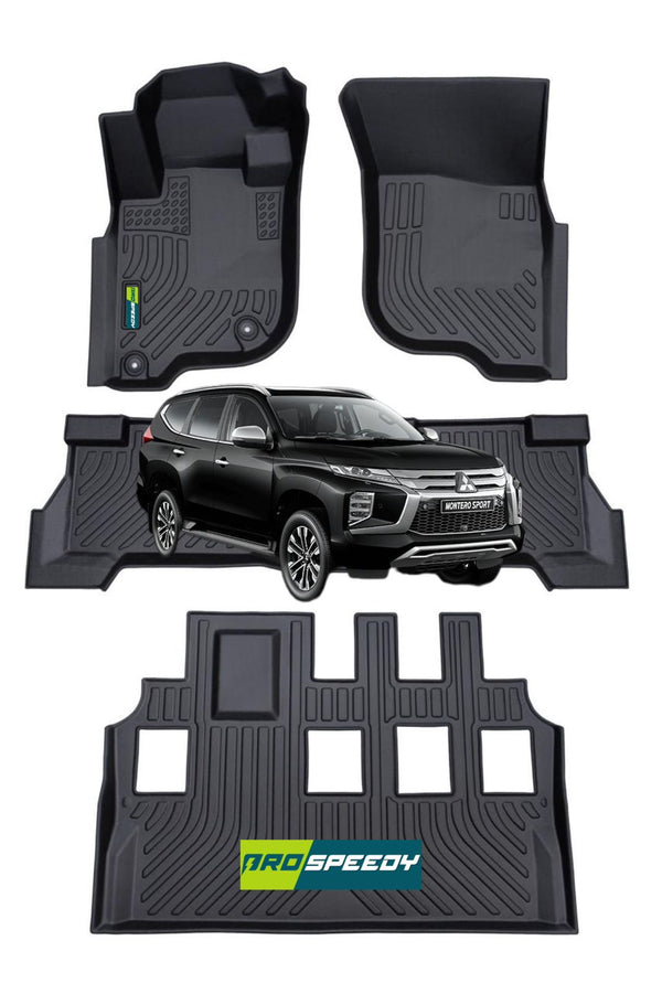 PISOS DE CALCE PERFECTO MITSUBISHI MONTERO SPORT 2016+ 4PIEZAS