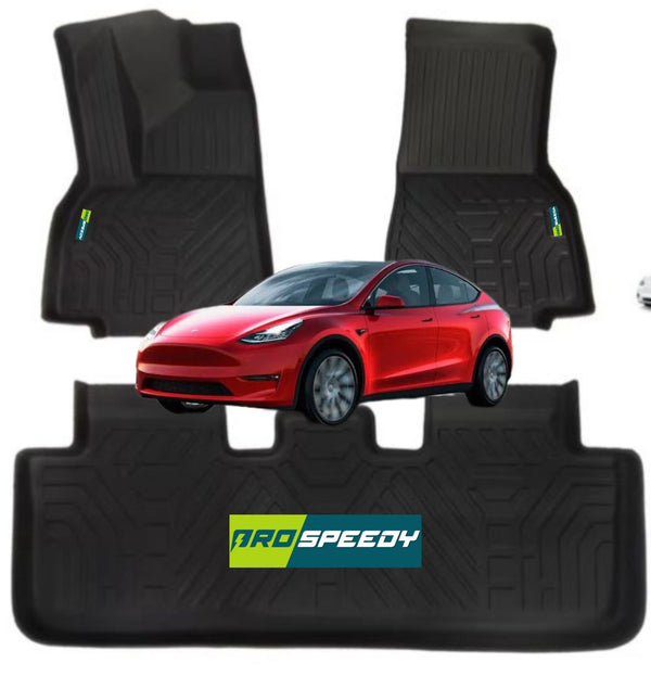 PISOS DE CALCE PERFECTO TESLA Y 2020+ 3PIEZAS