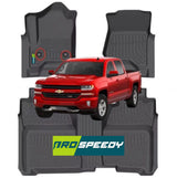 PISOS DE CALCE PERFECTO CHEVROLET SILVERADO 2014-2018/2019 3PIEZAS