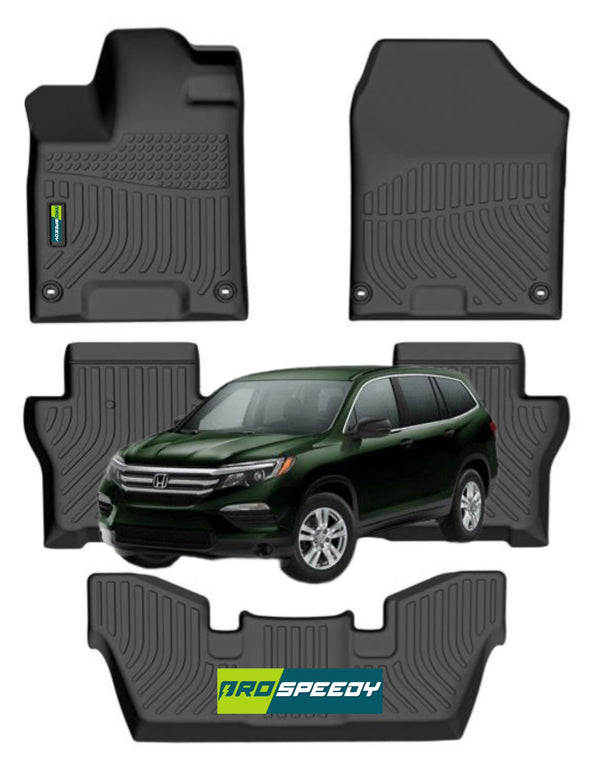 PISOS DE CALCE PERFECTO HONDA PILOT 2016-2022 4PIEZAS