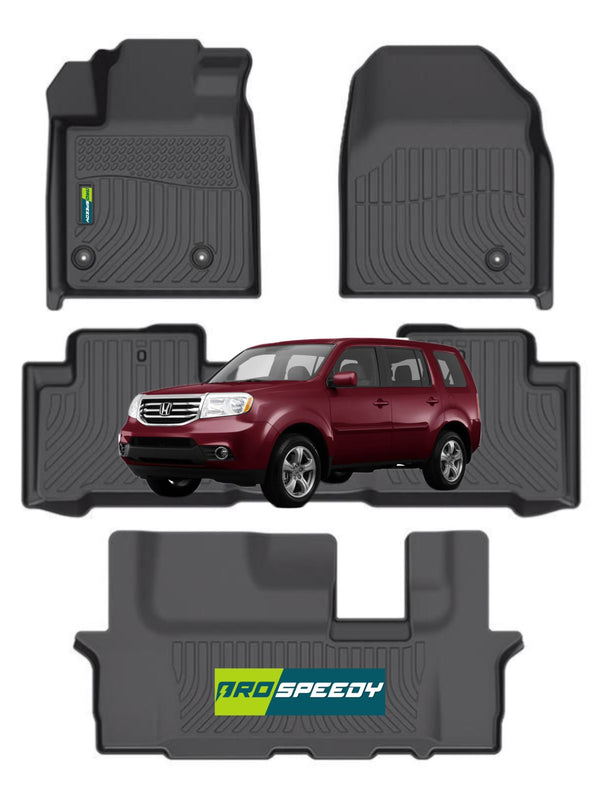 PISOS DE CALCE PERFECTO HONDA PILOT 2009-2015 4PIEZAS