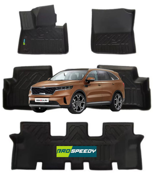 PISOS DE CALCE PERFECTO KIA SORENTO 2021-2024 4PIEZAS