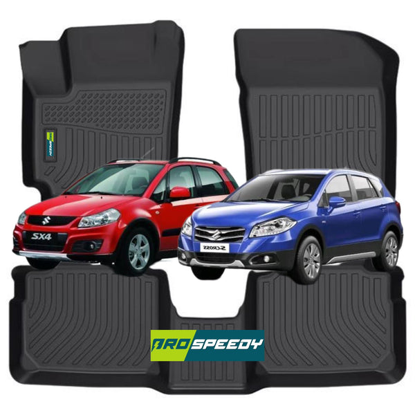 PISOS DE CALCE PERFECTO SUZUKI S-CROSS SX4 2013-2020 3PIEZAS