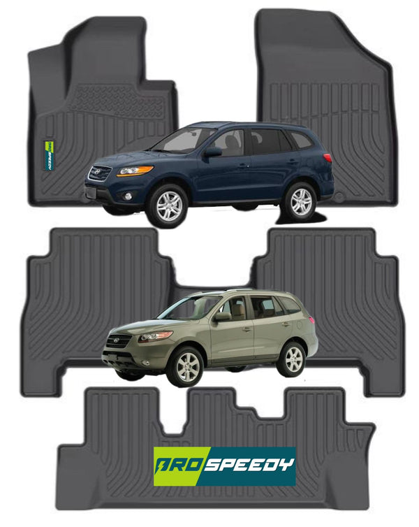 PISOS DE CALCE PERFECTO HYUNDAI SANTA FE 2006-2012 4PIEZAS