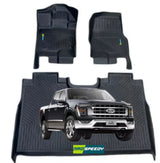 PISOS DE CALCE PERFECTO FORD F150 DOBLE CABINA 2015-2023 3PIEZAS