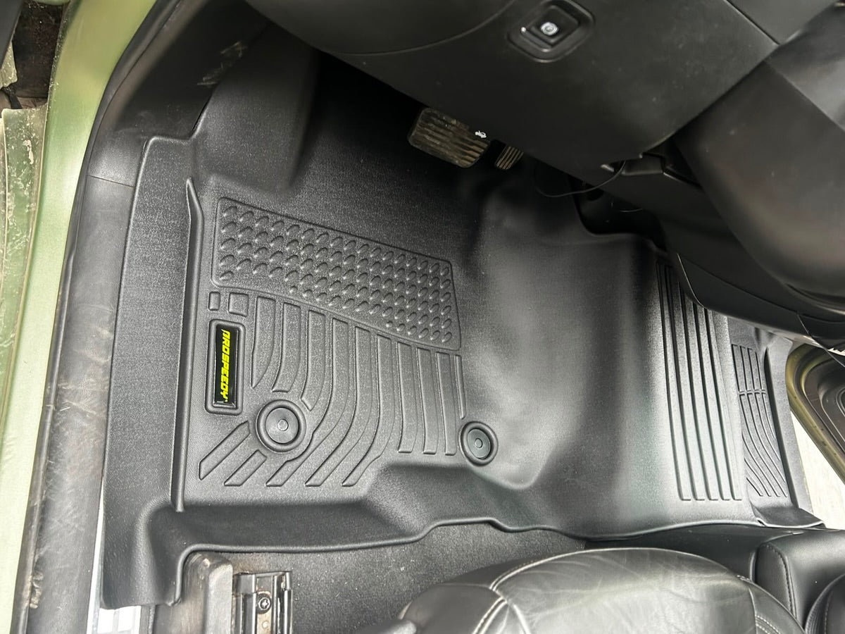 PISOS DE CALCE PERFECTO CHEVROLET SILVERADO DOBLE CABINA EXTENDIDA 2019+ C/C 2PIEZAS