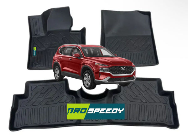 PISOS DE CALCE PERFECTO HYUNDAI SANTA FE 2021+ 3PIEZAS
