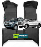 PISOS DE CALCE PERFECTO TOYOTA HILUX VIGO 2005-2015 3PIEZAS