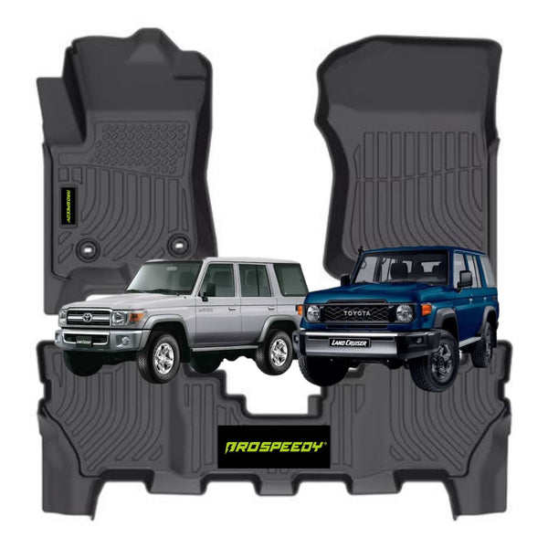 PISOS DE CALCE PERFECTO TOYOTA LAND CRUISER LC76 2015+