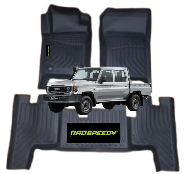 PISOS DE CALCE PERFECTO TOYOTA LAND CRUISER LC79 2015+