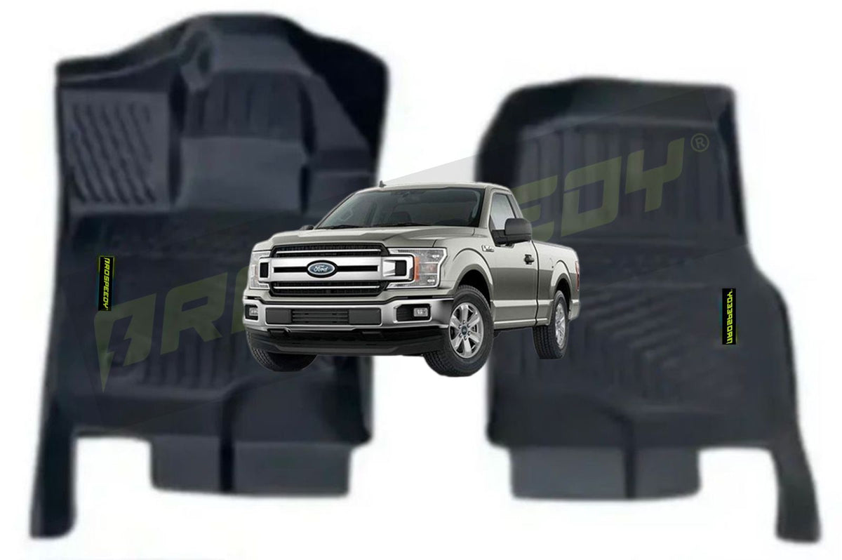 PISOS CALCE PERFECTO FORD F150 2015+ CABINA SIMPLE 2PIEZAS