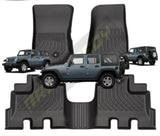 PISOS DE CALCE PERFECTO JEEP WRANGLER 5PUERTAS 2014-2017 3PIEZAS