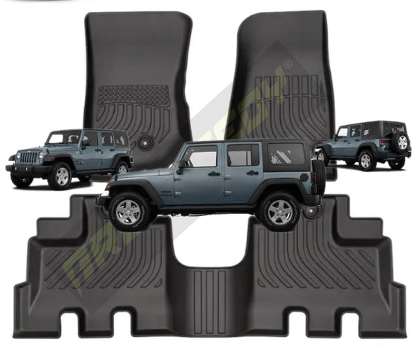 PISOS DE CALCE PERFECTO JEEP WRANGLER 5PUERTAS 2014-2017 3PIEZAS