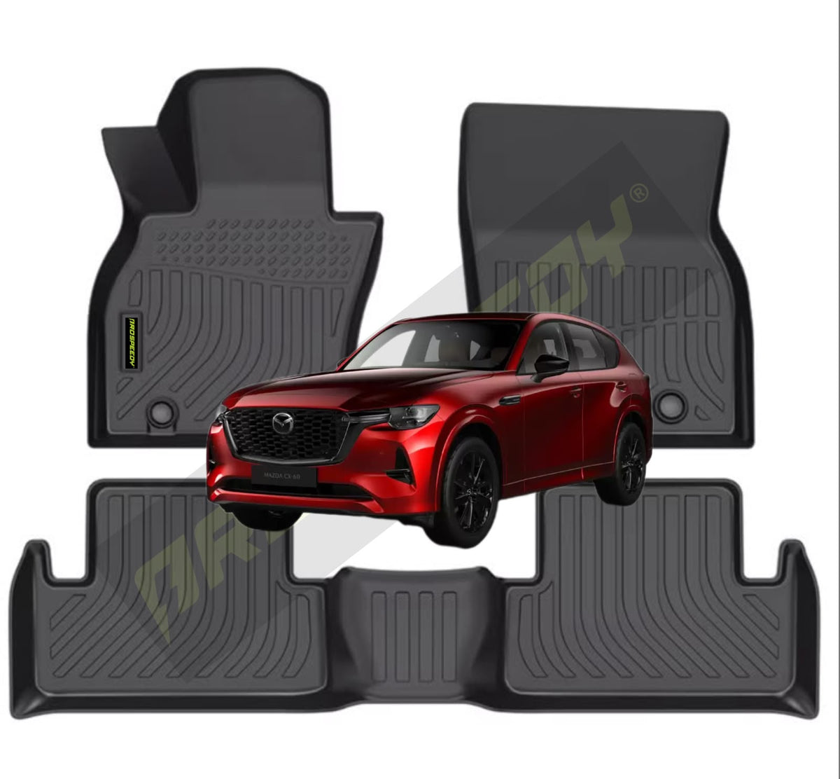 PISOS DE CALCE PERFECTO MAZDA CX60 2022+ 3PIEZAS