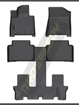 PISOS CALCE PERFECTO CHEVROLET HYUNDAI SANTA FE 2024+ 4PIEZAS